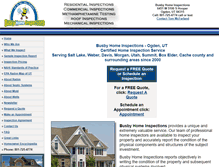 Tablet Screenshot of busbyhomeinspections.com